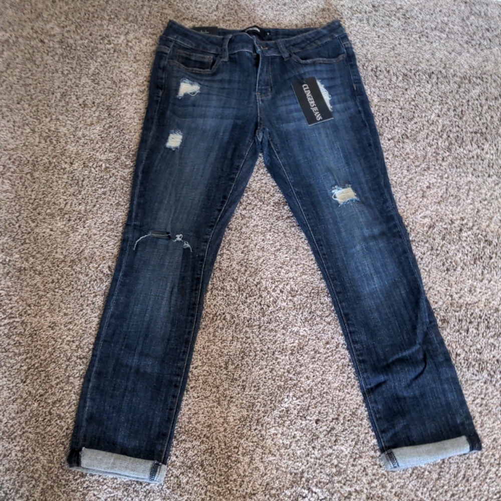 NEW - Stretch Ripped Jeans - Picture 5 of 12
